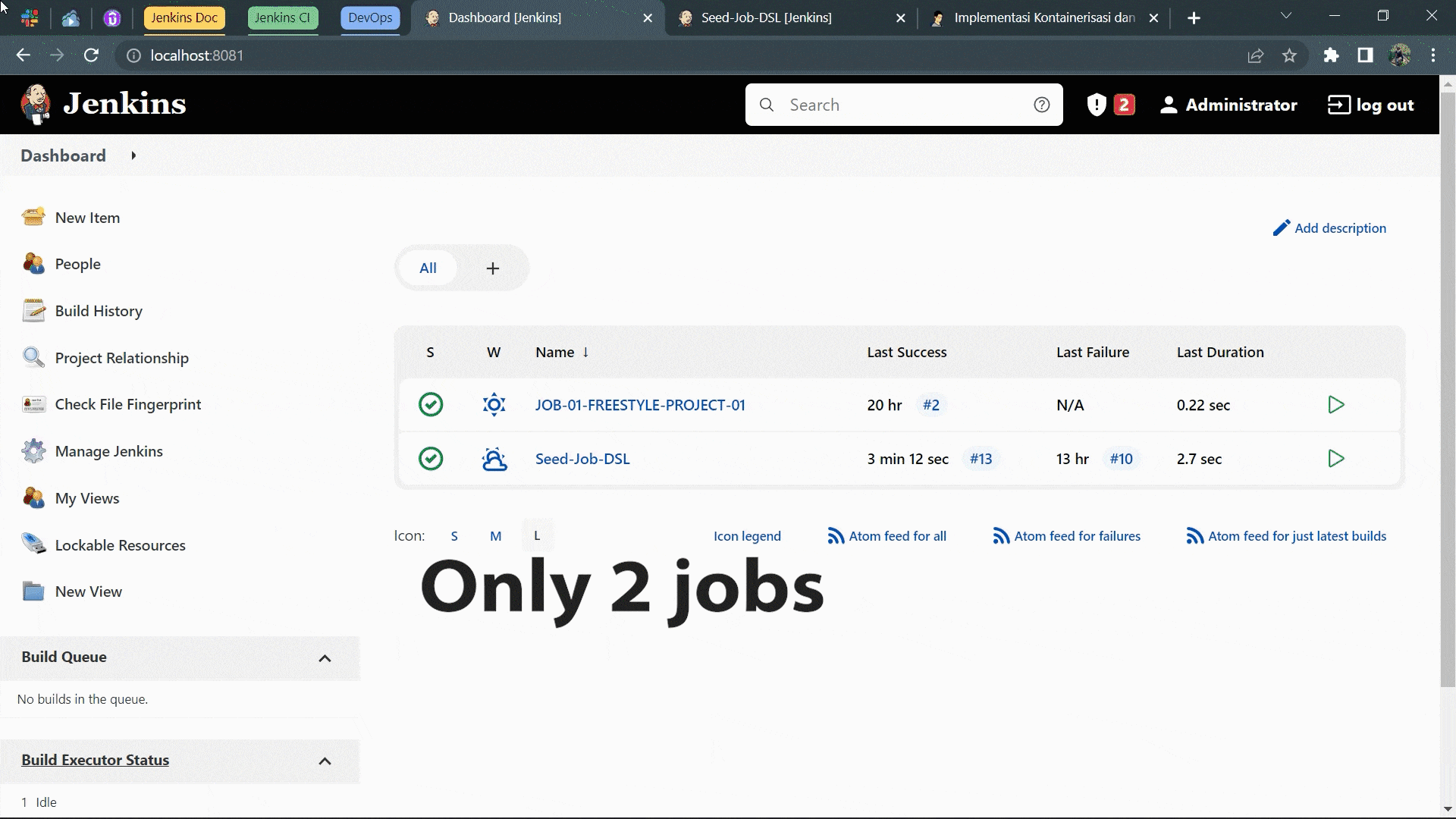 Animasi demo singkat